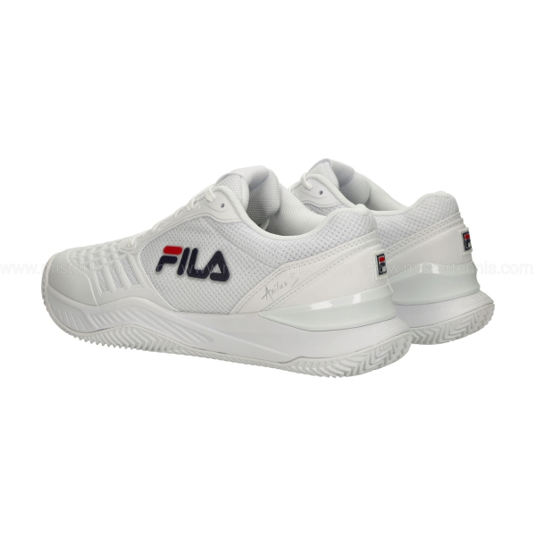 Fila Axilus 3 Clay - White/Navy/Red
