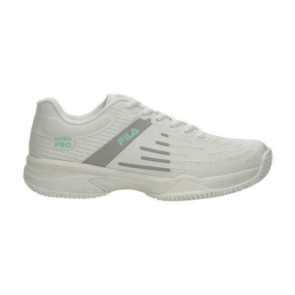 Scarpe Tennis Donna Fila Sabbia Pro Clay  White/Ice Green FTW251020043