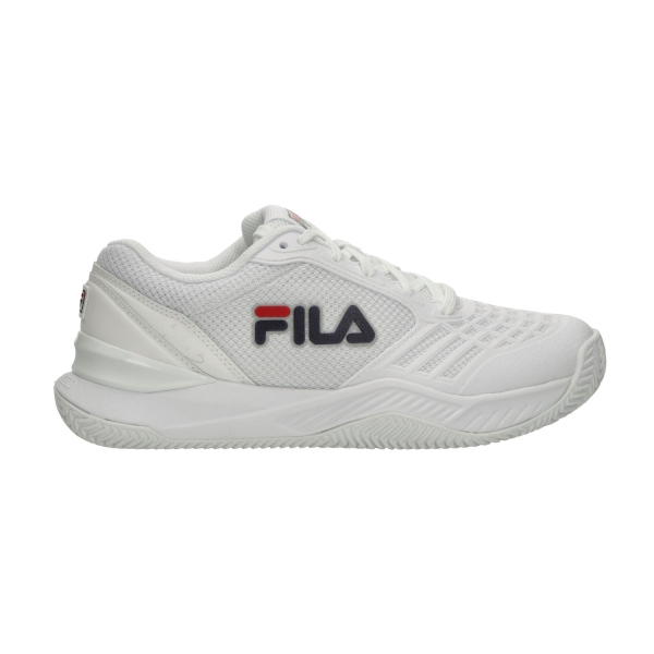 Scarpe Tennis Donna Fila Axilus 3 Clay  White/Navy/Red FTW25121001