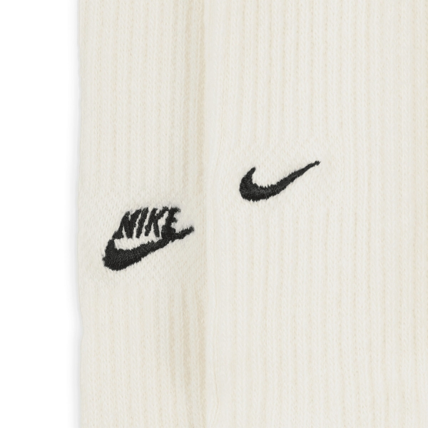 Nike Everyday Cushioned x 2 Calcetines - Sail/Black