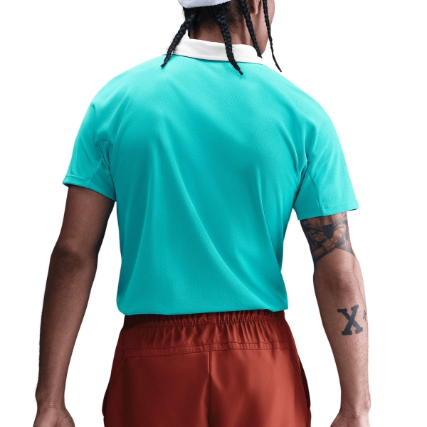 Nike Court Slam Polo - Dusty Cactus/White