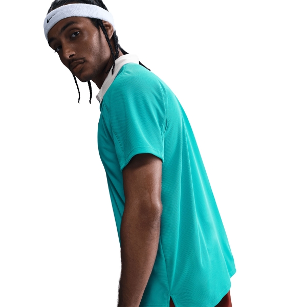 Nike Court Slam Polo - Dusty Cactus/White