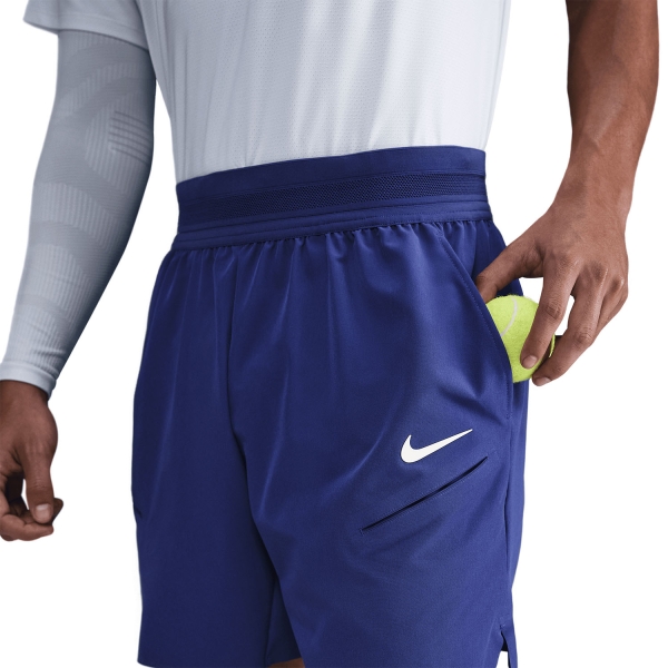 Nike Court Slam 6in Shorts - Deep Night/White