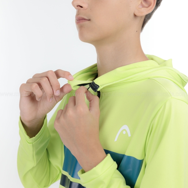 Head Topspin Sudadera Niño - Lightlime/Teal
