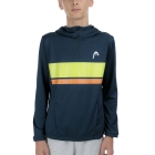 Head Topspin Sudadera Niño - Navy/Lightlime
