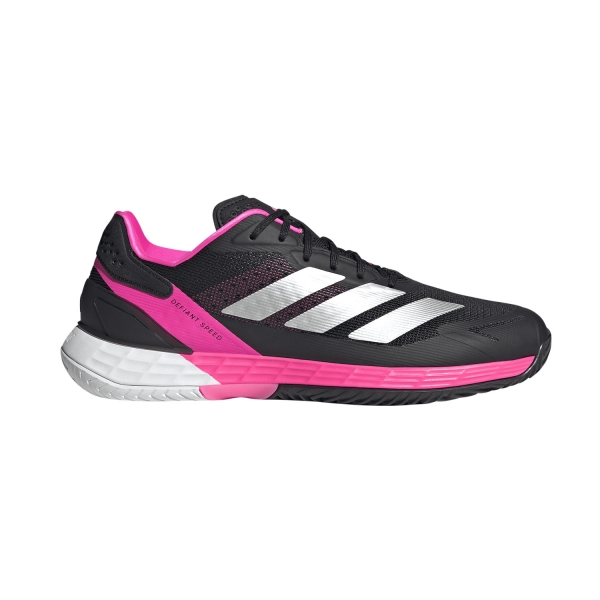 Scarpe Tennis Uomo adidas Defiant Speed 2  Core Black/Silver Metallic JH5139