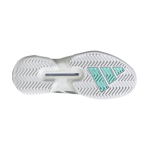 adidas adizero Ubersonic 5 - FTWR White/Silver Metallic/Mint Ton