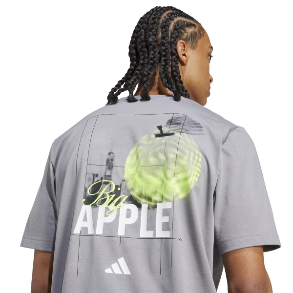 adidas Logo Graphic T-Shirt - Grey Three