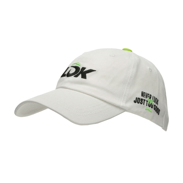 Cappelli e Visiere Tennis LOK Never Luck Cappello  White LOAP1OA1UU11S