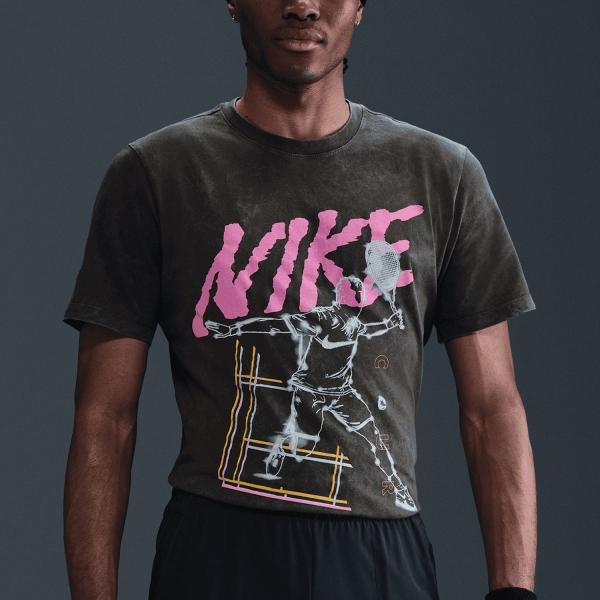 Men's Tennis Shirts Nike Court Logo TShirt  Sequoia HJ3454355