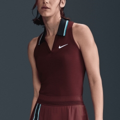 Nike Court Slam Top - Dark Team Red/Dusty Cactus/White