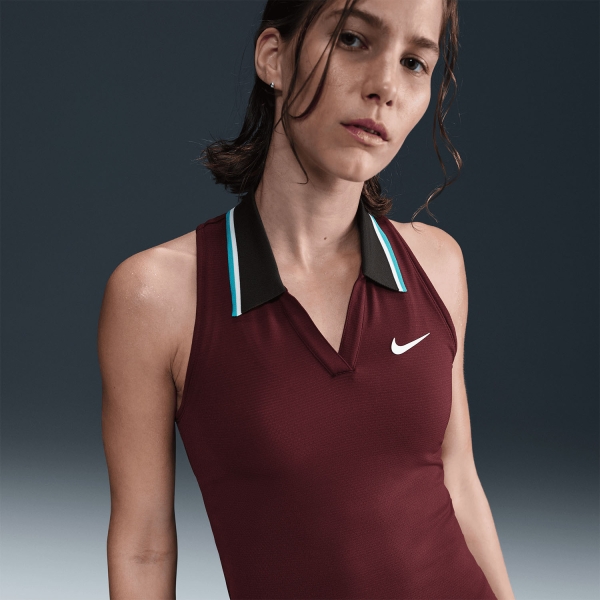 Nike Court Slam Top - Dark Team Red/Dusty Cactus/White