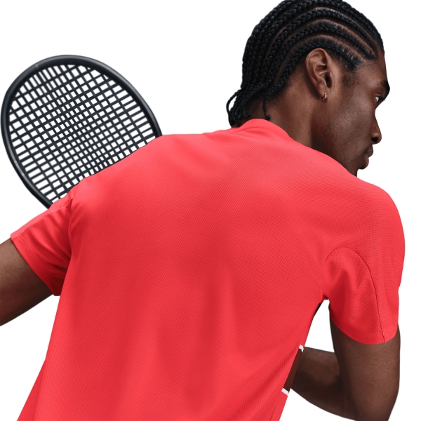 Nike Court Slam Maglietta - Light Crimson/White