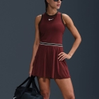Nike Court Slam Vestito - Dark Team Red/Sequoia/White