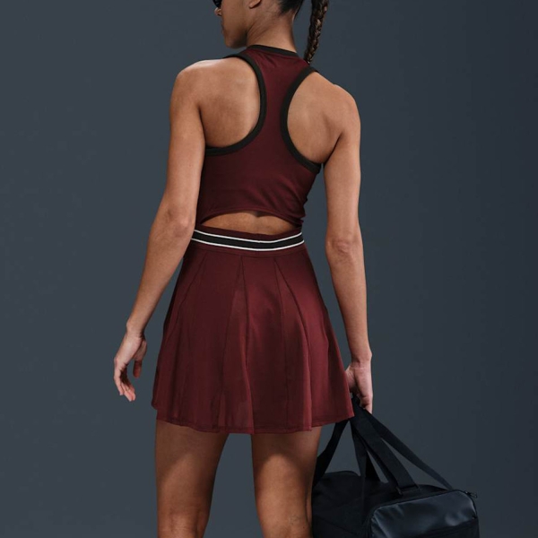 Nike Court Slam Vestido - Dark Team Red/Sequoia/White