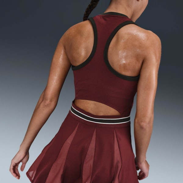 Nike Court Slam Vestido - Dark Team Red/Sequoia/White