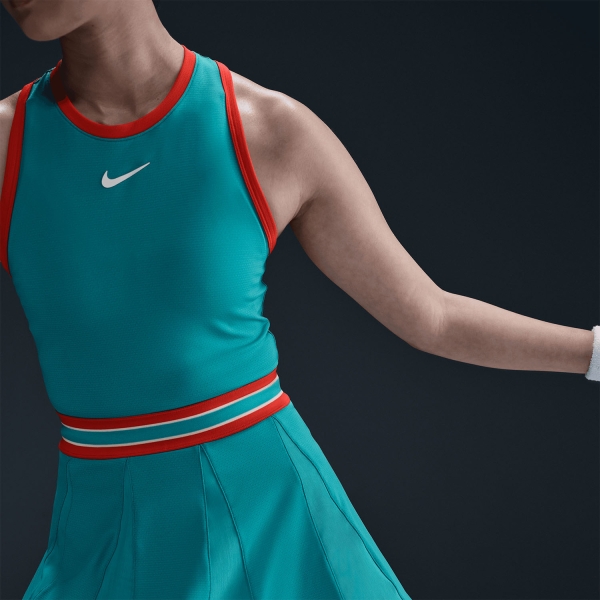 Nike Court Slam Dress - Dusty Cactus/Light Crimson/White