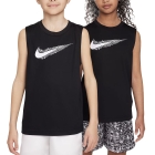 Nike Multi Top Niños - Black/White