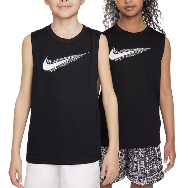 Polo y Camiseta de Tenis Niño Nike Multi Top Ninos  Black/White HF8998010