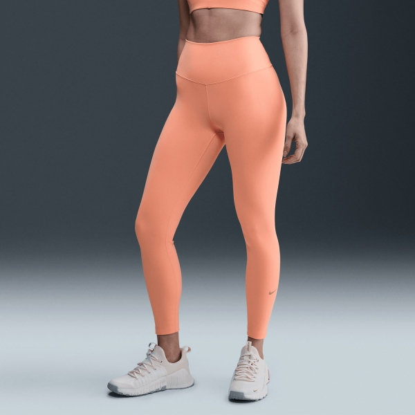 Women's Tennis Pants and Tights Nike One 7/8 Tights  Apricot Agate/Black FN3232844