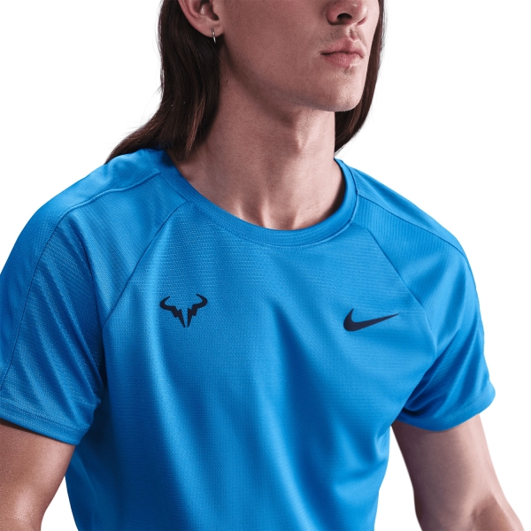 Nike Rafa Challenger T-Shirt - Light Photo Blue/Midnight Navy