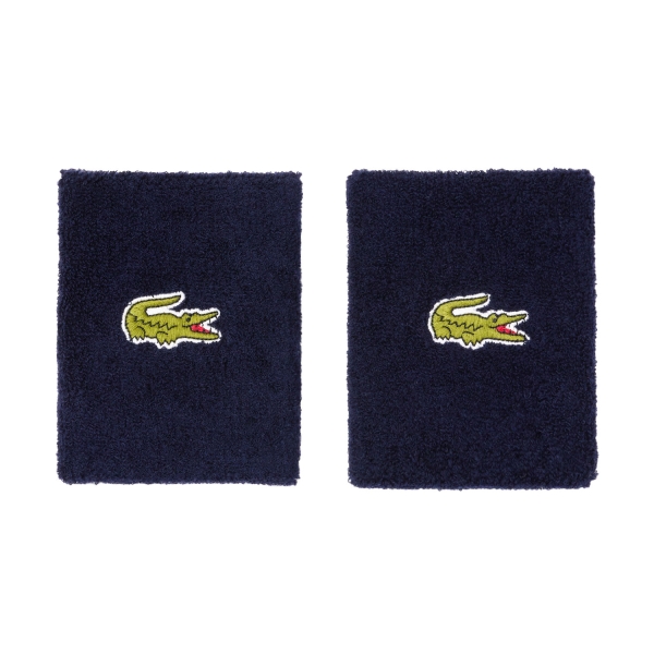 Muñequeras Tenis Lacoste Performance Munequeras Cortas  Bleu Marine RL9272166