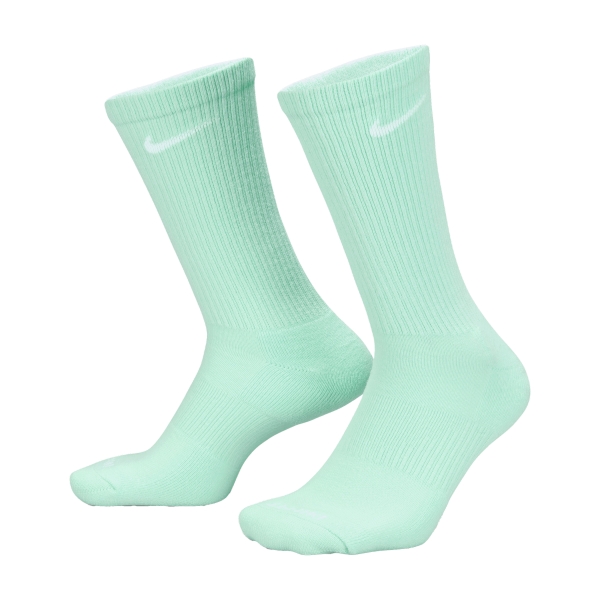 Calcetines de Tenis Nike Everyday Plus Cushioned x 3 Calcetines  Multi Color/Light Green SX6888971
