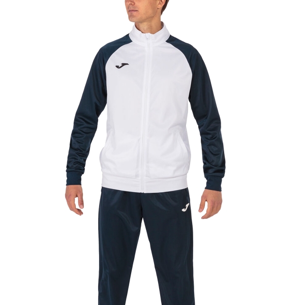 Men's Tennis Suit Joma Academy IV Tracksuit  White/Navy 101966.203