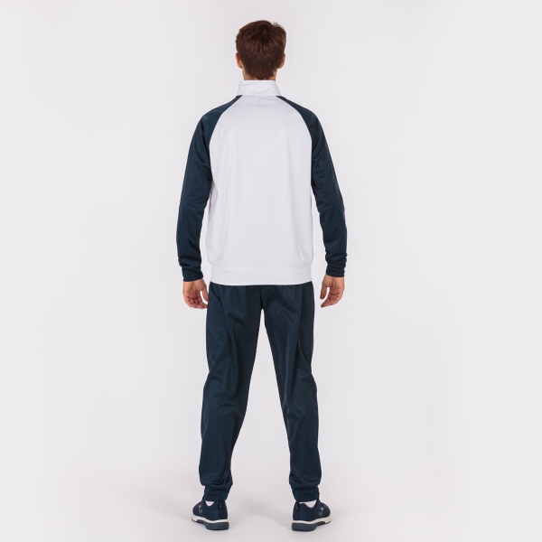 Joma Academy IV Tracksuit - White/Navy