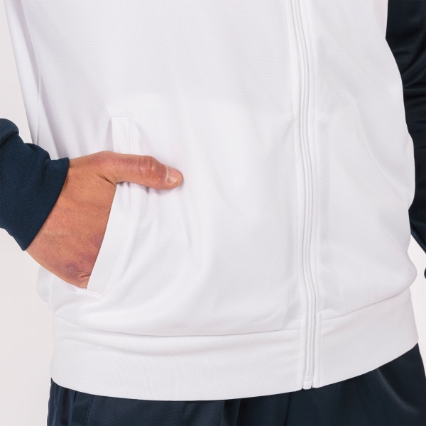 Joma Academy IV Tracksuit - White/Navy
