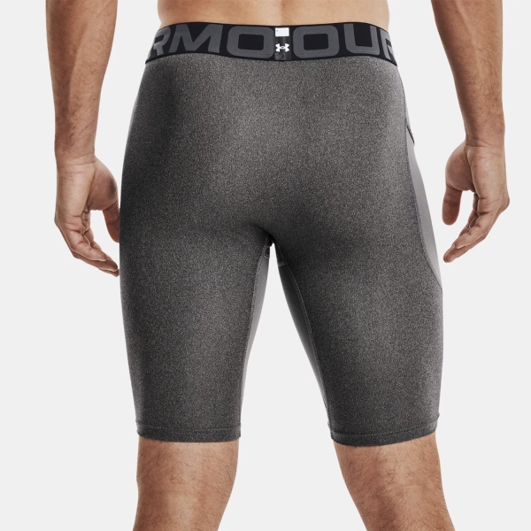 Under Armour HeatGear Pro Short Tights - Carbon Heather/Black
