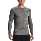 Under Armour Coldgear Crew Maglia - Charcoal Light Heather/Black
