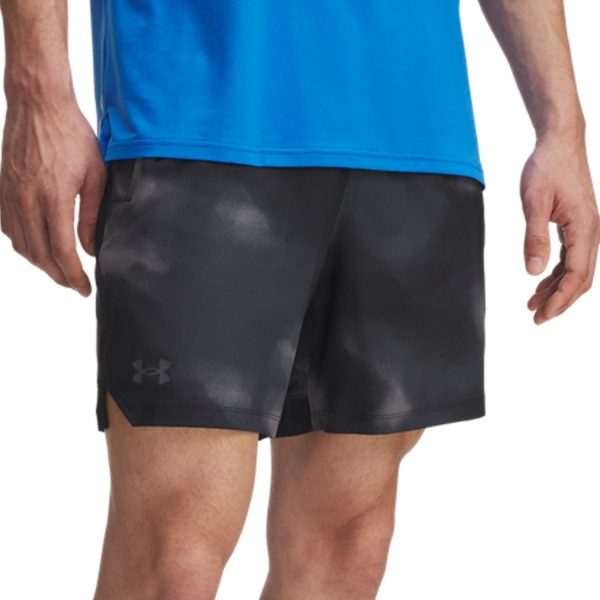Men's Tennis Shorts Under Armour Vanish Printed 7in Shorts  Black/Castelrock 13767840007
