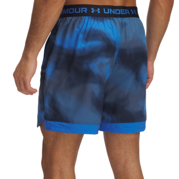 Under Armour Vanish Printed 7in Shorts - Blue Atlantis/Black