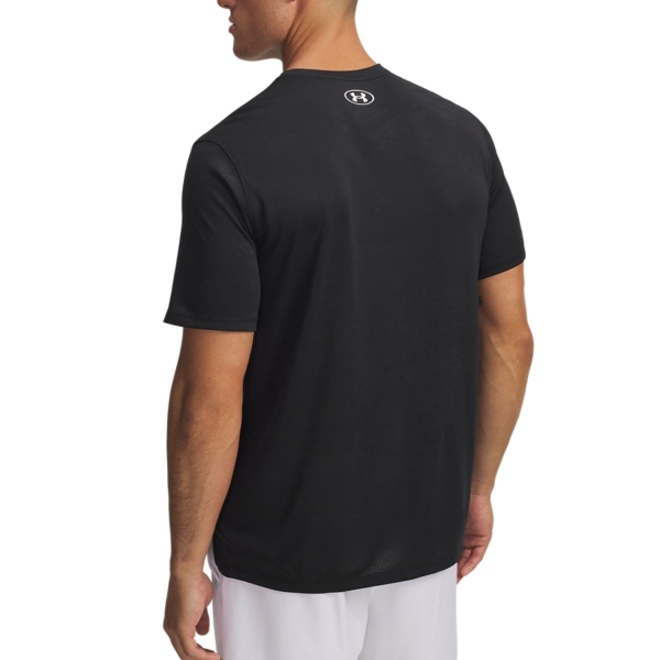 Under Armour Tech Vent Jacquard Camiseta - Black/White
