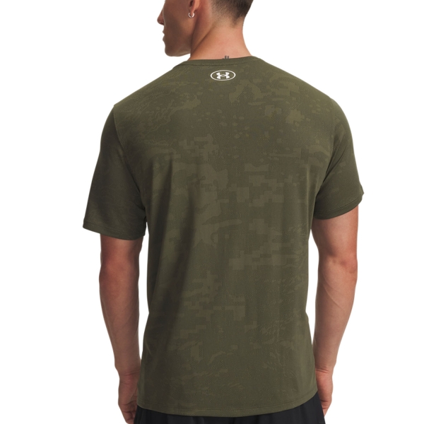 Under Armour Tech Vent Jacquard Maglietta - Marine Od Green/White