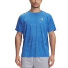 Under Armour Textured T-Shirt - Blue Atlantis/White