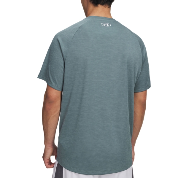 Under Armour Textured T-Shirt - Jasper Blue/White