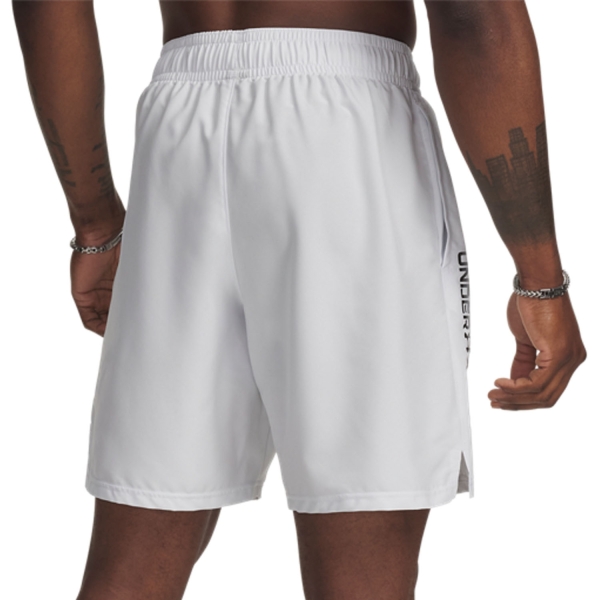 Under Armour Woven Split 9in Shorts - Distant Gray/Black