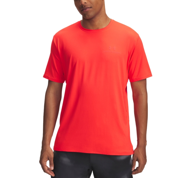 Men's Tennis Shirts Under Armour Rush Energy TShirt  Racer Red 13839730714