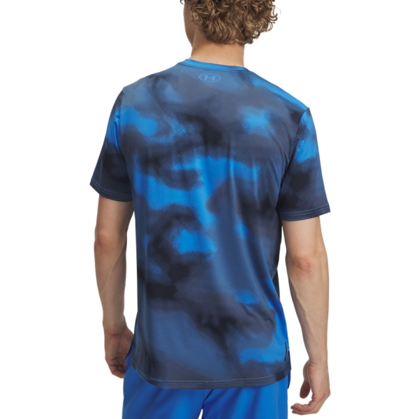 Under Armour Rush Energy Printed T-Shirt - Blue Atlantis