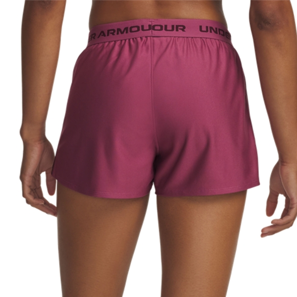 Under Armour Tech Play Up 3in Shorts - Fuchsia Dusk