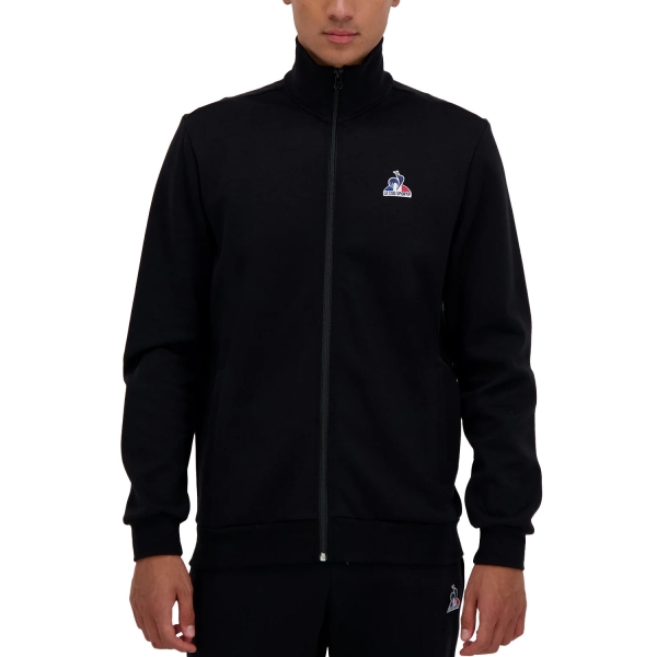 Men's Tennis Shirts and Hoodies Le Coq Sportif Essentiels Logo Sweatshirt  Black 2510024
