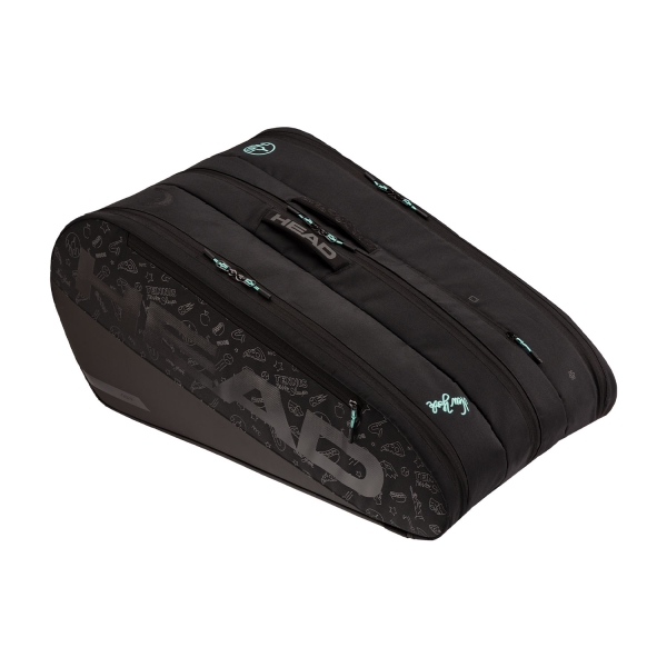 HEAD Tour Neon XL Bag - Black/Teal