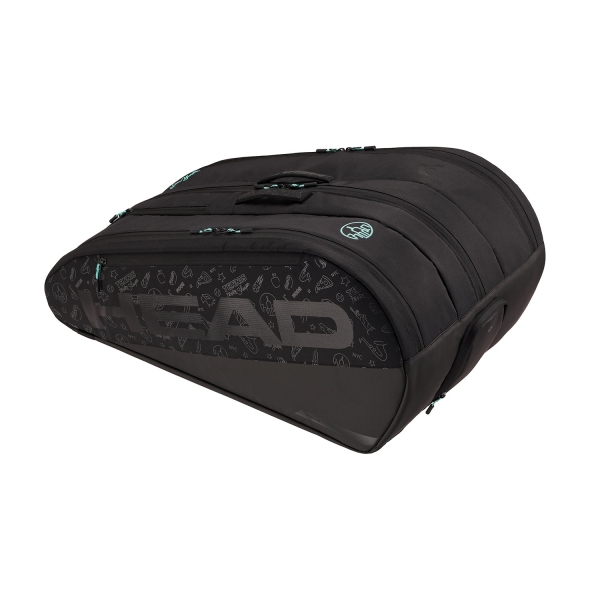 Bolsa Tenis Head HEAD Tour Neon XL Bolsa  Black/Teal 261945