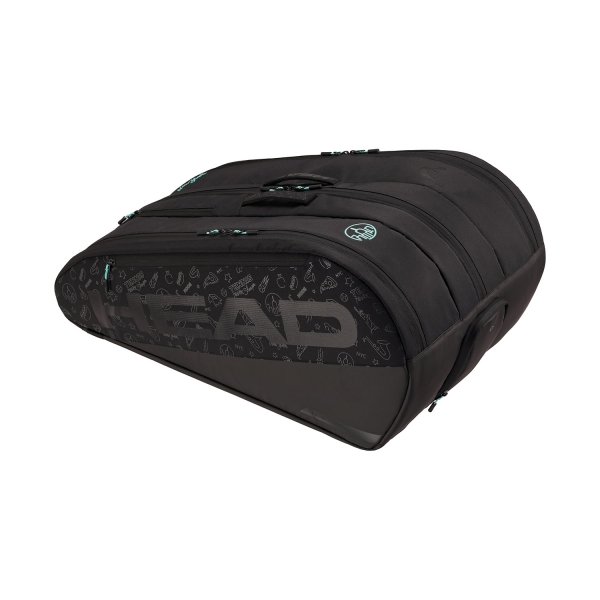 Bolsa Tenis Head HEAD Tour Neon L Bolsa  Black/Teal 261955