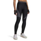 Under Armour HeatGear Rib Tights - Black/Castlerock/White
