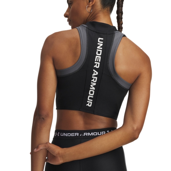 Under Armour HeatGear Rib Top - Black