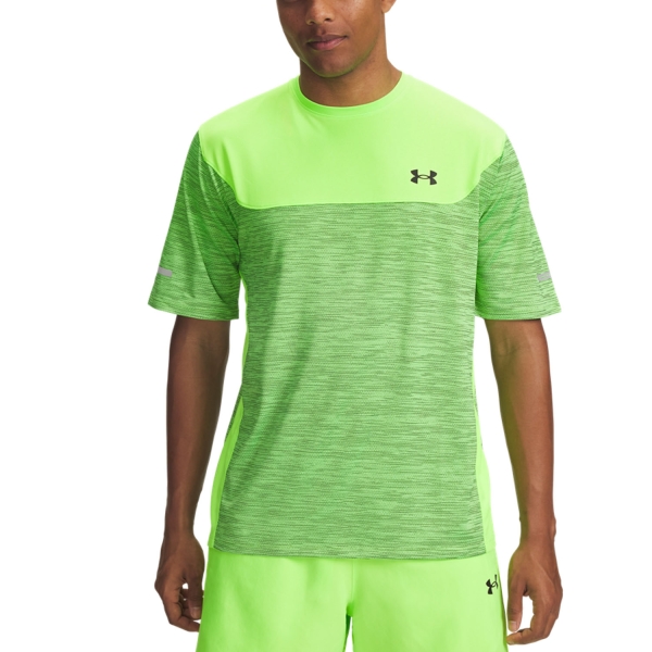Men's Tennis Shirts Under Armour Tech Utility TShirt  Hyper Green/Black 60049650389