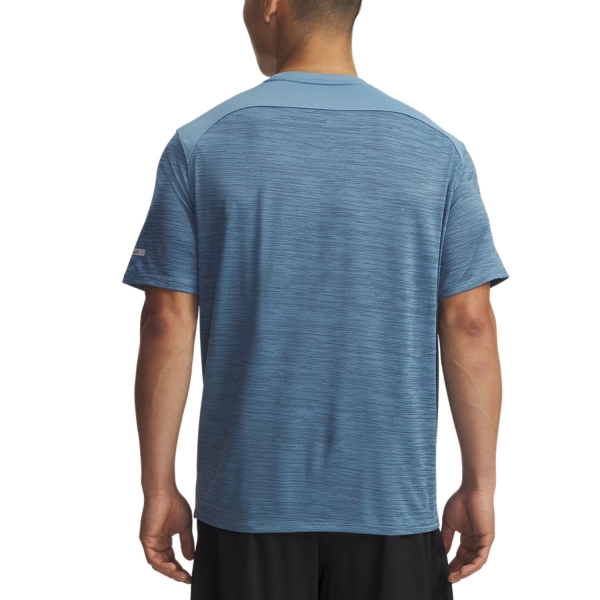 Under Armour Tech Utility T-Shirt - Washed Navy/Blue Smoke/White
